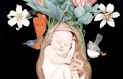 Il bambino nell utero.