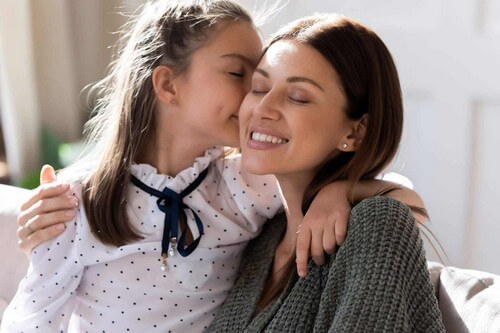 Legame mamma e figlia.