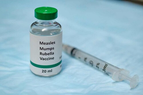 Una dose di vaccino.