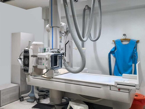 Macchinario per le radiografie.