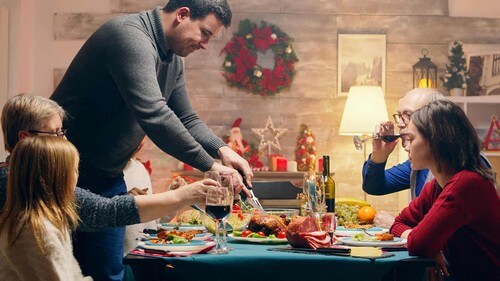 Litigi in famiglia e cena di natale.