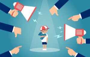 La paura di essere giudicati nei bambini