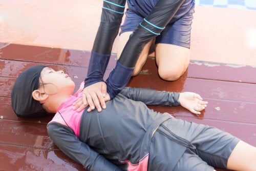 Annegamento secondario nei bambini?